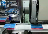 220V 0.65KW स्वचालित बॉक्स लेबलिंग मशीन रीयल टाइम बारकोड प्रिंटिंग